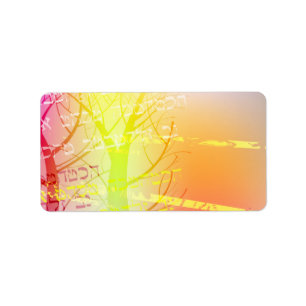 Tree in the Woods Print Your Own Recipient Label