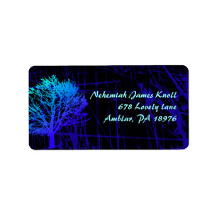 Tree in the Woods Return address labels