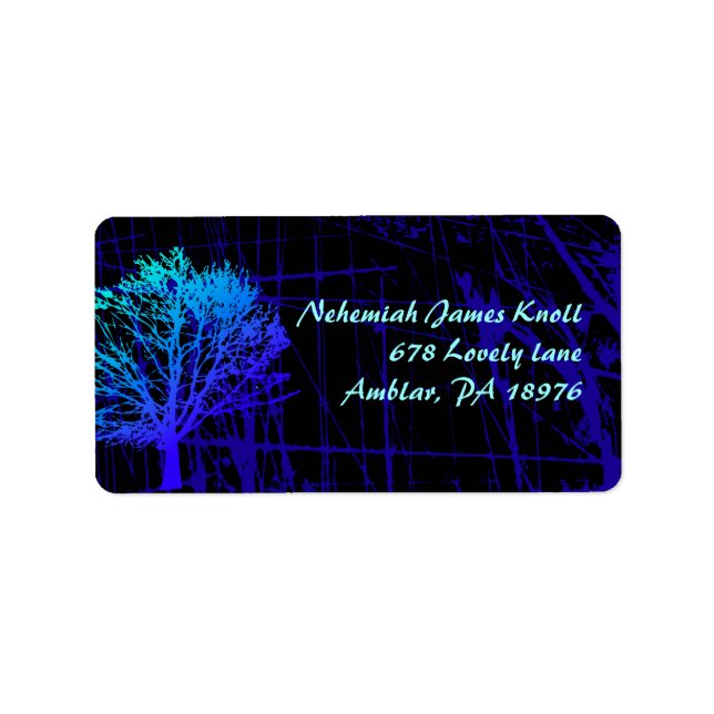 Tree in the Woods Return address labels (Front)