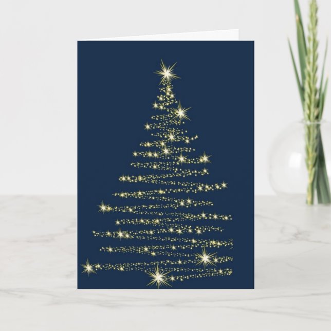 *TREE IS LIT AND WE WILL BE MERRY* CHRISTMAS LOVE HOLIDAY CARD (Front)