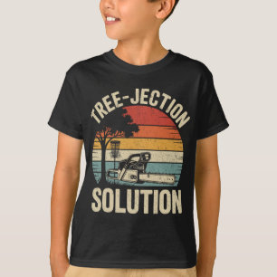Tree-jection Solution Funny Disc Golf _2  T-Shirt