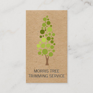 Tree   Landscaping   Gardener Business Card