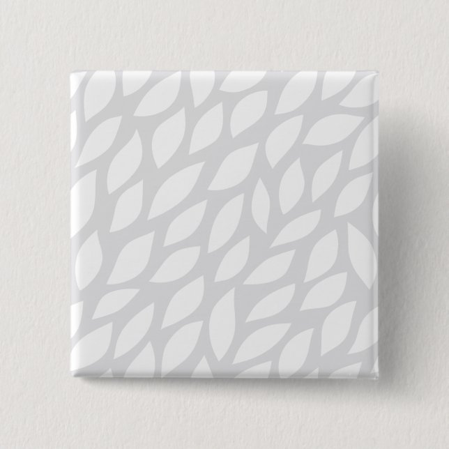 tree leave 2 inch square button (Front)