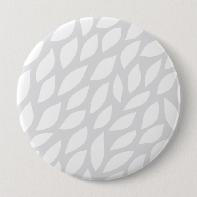 tree leave 4 inch round button (Front)