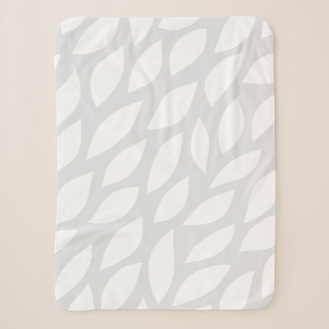 tree leave sherpa blanket (Front)