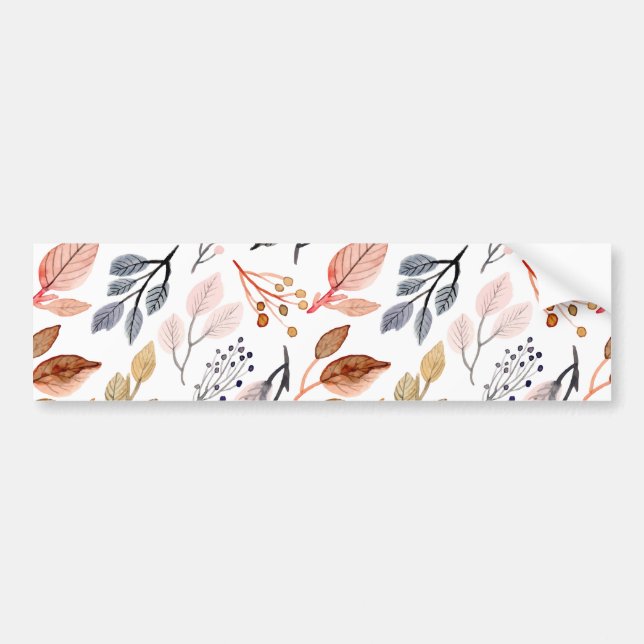 tree leaves bumper sticker (Front)