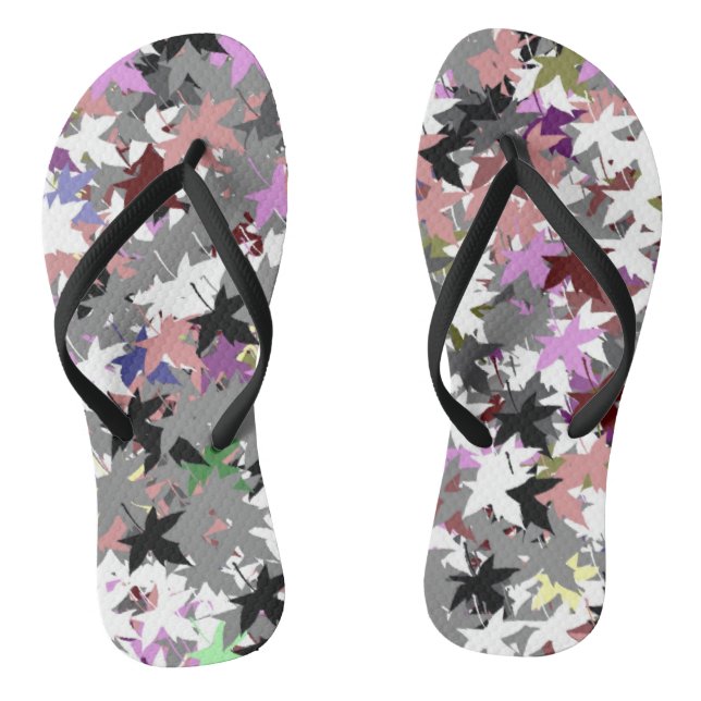 TREE LEAVES FLIP FLOPS (Footbed)