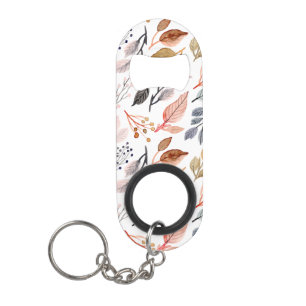 tree leaves keychain bottle opener