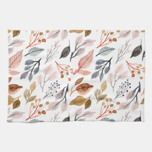 tree leaves kitchen towel