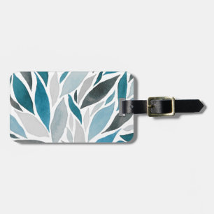 tree leaves luggage tag