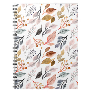 tree leaves notebook