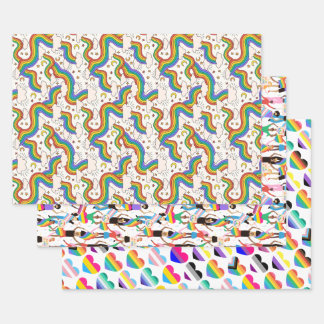 Tree LGBTQ+ Design   Wrapping Paper Sheet