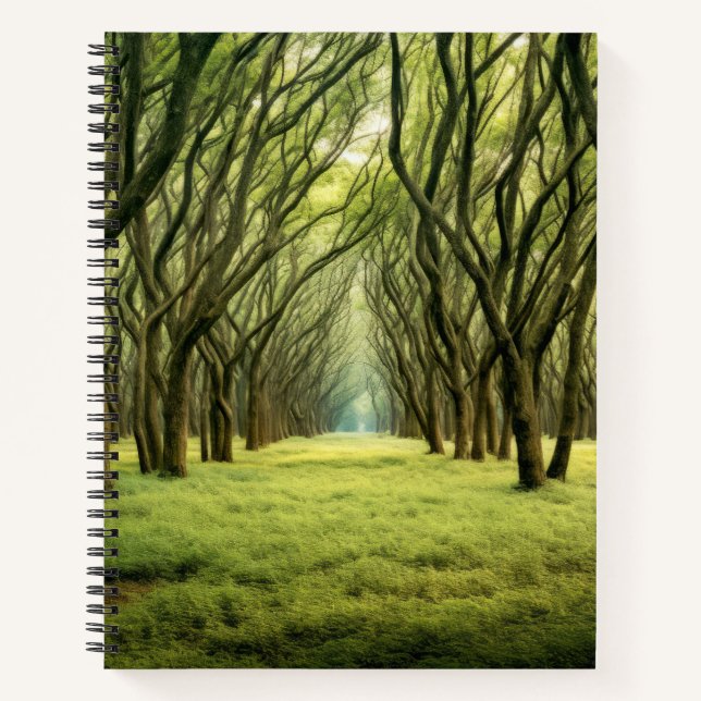 Tree Life Enchanting Tranquil Nature  Notebook (Front)