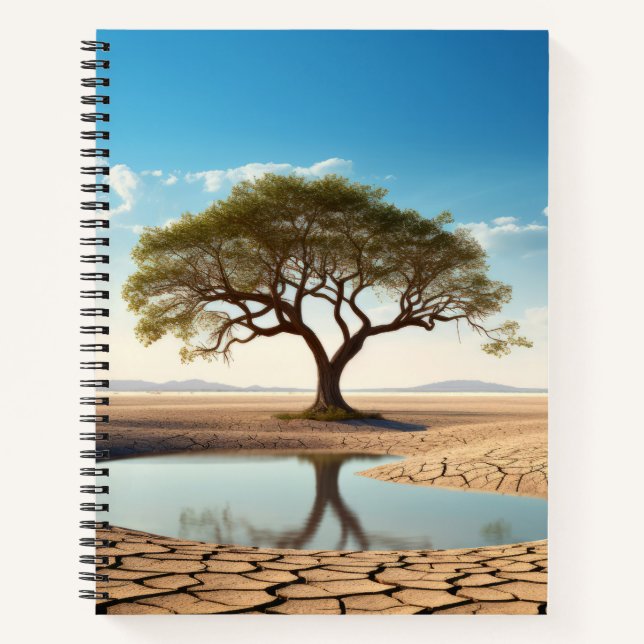 Tree Life Enchanting Tranquil Nature  Notebook (Front)
