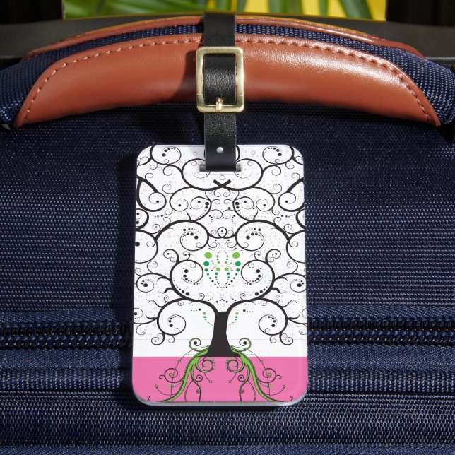 Tree Life Luggage Tag (Front Insitu 2)