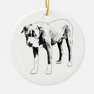 Tree Light, Faithful Eyes Ceramic Ornament
