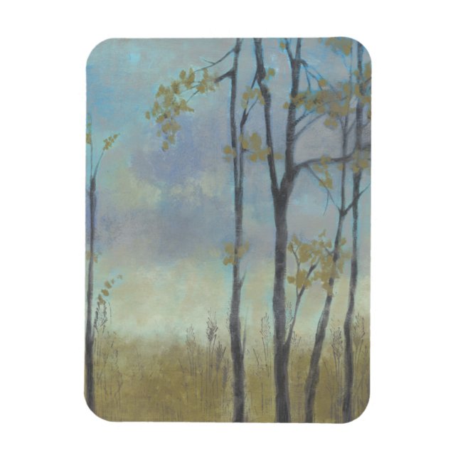 Tree-Lined Wheat Grass I Magnet (Vertical)
