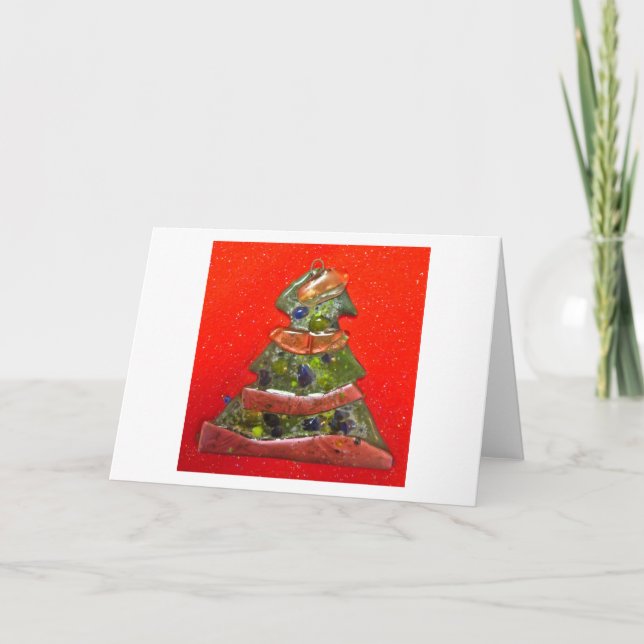 Tree Lines 3 Holiday Card (Front)