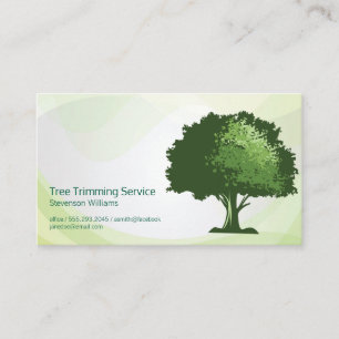 Tree Logo   Nature   Landscaping Business Card