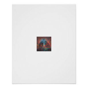 Tree Lungs Cosmic Earth Vision Poster