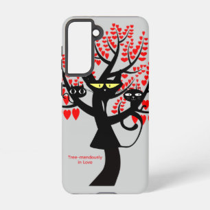 Tree-mendously in Love Galaxy Case – Black Cats