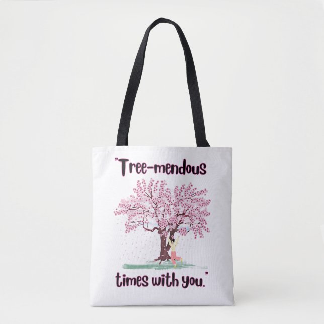 TREE MENDUS QUOTE TOTE BAG (Front)