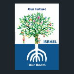 Tree Menorah Poster<br><div class="desc">The tree is representing the people of Israel, rooted in Jewish tradition, represented by the menorah and the optimistic future is been shaped by wisdom, tradition and memory.</div>