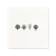 Tree napkins