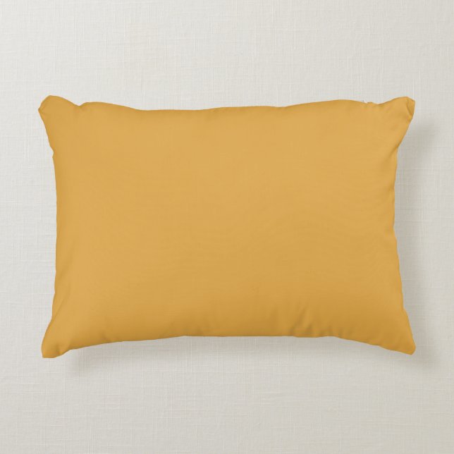 Tree Nursery Solid Gold Colour Accent Pillow (Front)