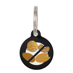 Tree Nut Allergy Kids Emergency Contact Info Pet Tag