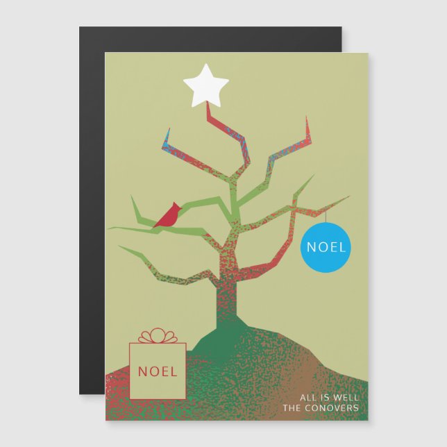 Tree Of Art Christmas Card (Front/Back)