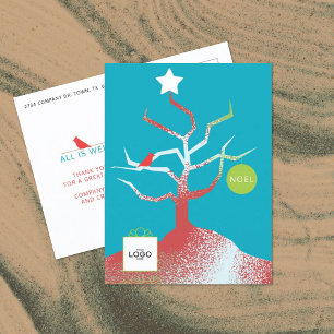 TREE OF ART Corporate Holiday Postcard