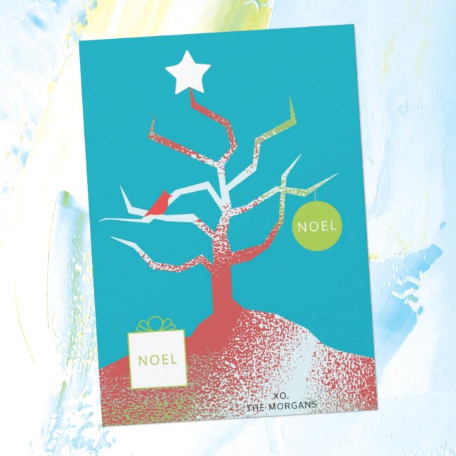 TREE OF ART Flat Holiday Card (Creator Uploaded)