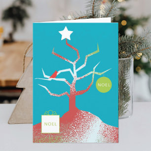TREE OF ART Folded Holiday Card