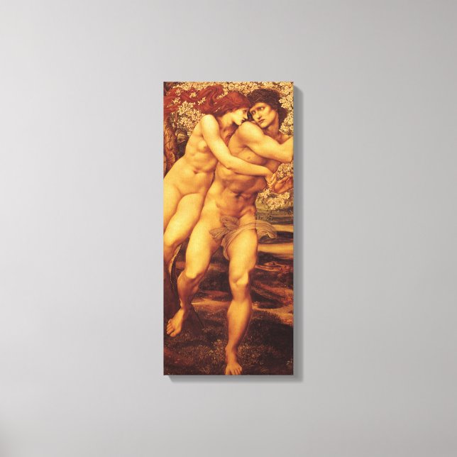 Tree of Forgiveness, Sir Edward Coley Burne-Jones Canvas Print (Front)