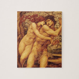 Tree of Forgiveness, Sir Edward Coley Burne-Jones Jigsaw Puzzle