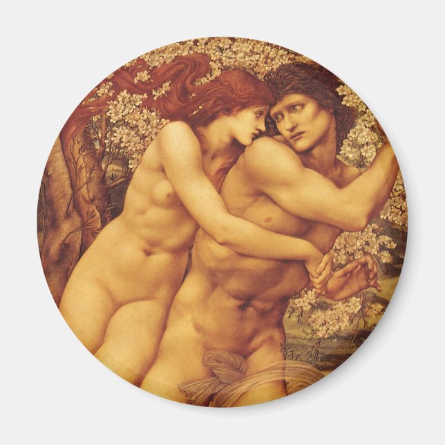 Tree of Forgiveness, Sir Edward Coley Burne-Jones Magnet (Front)