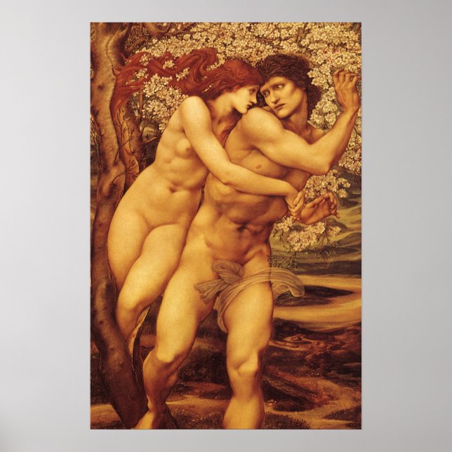 Tree of Forgiveness, Sir Edward Coley Burne-Jones Poster (Front)