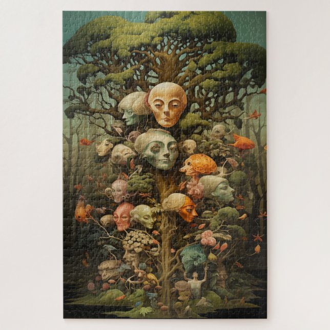 Tree of Heads Jigsaw Puzzle (Vertical)