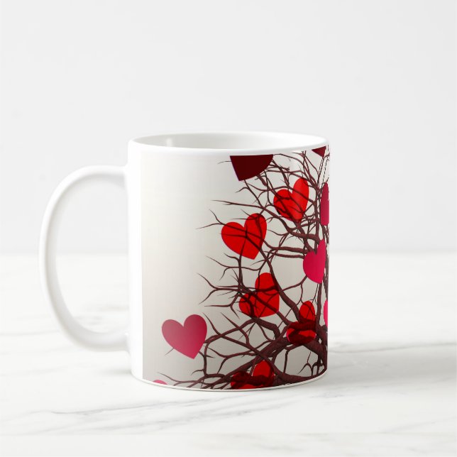 Tree of Hearts Coffee Mug (Left)