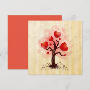 Tree of Hearts Invitation