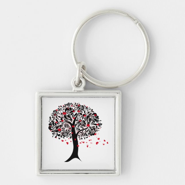 Tree of Hearts Keychain (Front)