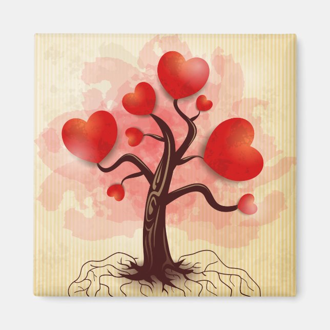Tree of Hearts Magnet (Front)