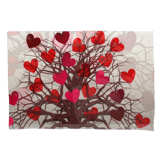 Tree of Hearts Pillowcase (Front)