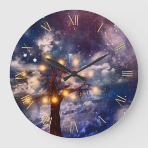 Tree of Ideas Large Clock