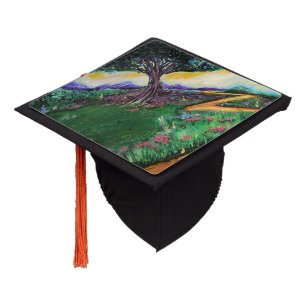 Tree Of Imagination Graduation Cap Topper
