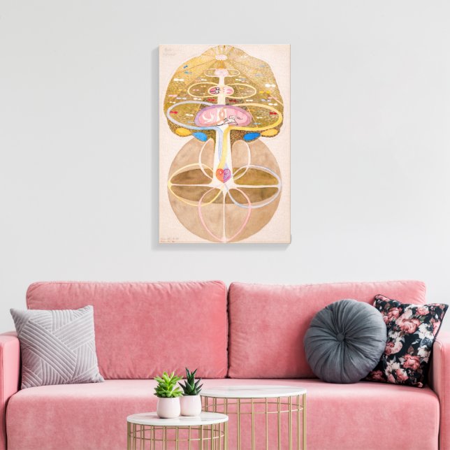 Tree of Knowledge No. 1 | Hilma af Klint | Canvas Print (Insitu(LivingRoom))