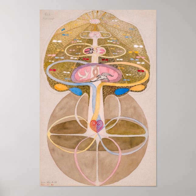 Tree of Knowledge No. 1 | Hilma af Klint | Poster (Front)