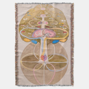 Tree of Knowledge No. 1   Hilma af Klint   Throw Blanket