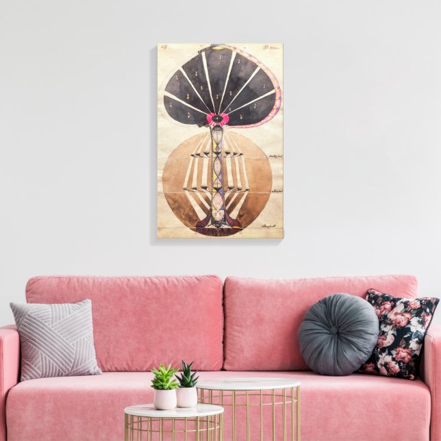 Tree of Knowledge No. 3 | Hilma af Klint | Canvas Print (Insitu(LivingRoom))